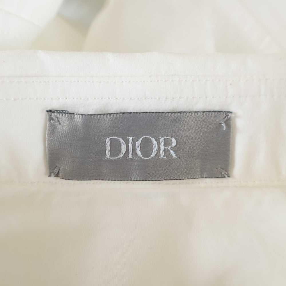 DIOR(ディオール) 19SS ×KAWS Bee Embroidered Shirt カウズ 刺繍 エンブロイダリー長袖シャツ ホワイト 923C561W6044