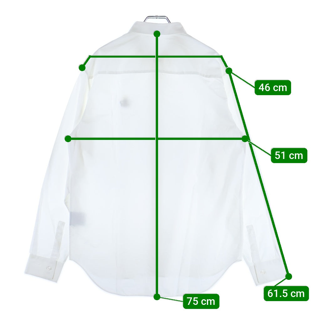 DIOR(ディオール) 19SS ×KAWS Bee Embroidered Shirt カウズ 刺繍 エンブロイダリー長袖シャツ ホワイト 923C561W6044