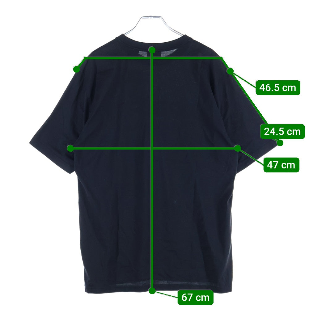 BURBERRY(バーバリー) フロントロゴプリント 半袖Tシャツ カットソー ブラック 8009494
