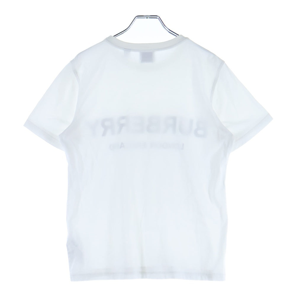 BURBERRY(バーバリー) フロントロゴプリント 半袖Tシャツ カットソー ホワイト 8008894
