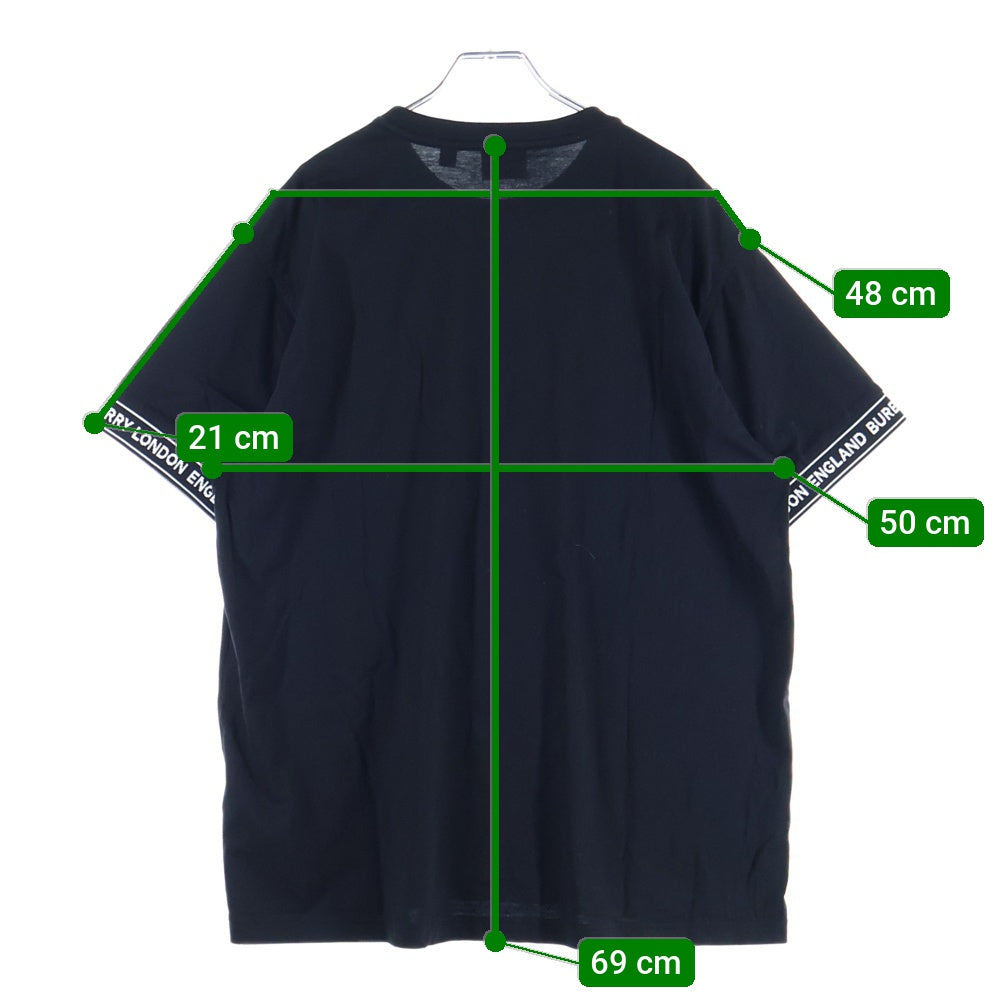 BURBERRY(バーバリー) スリーブロゴ 半袖Tシャツ カットソー ブラック 8026224