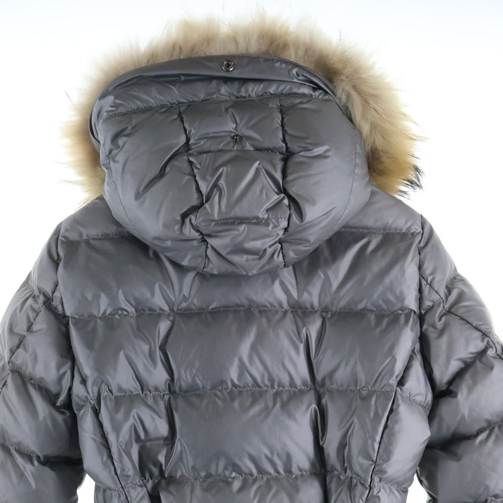 MONCLER(モンクレール) NANTESFUR ファー ダウンコート ダウンジャケット グレー レディース 220934999020