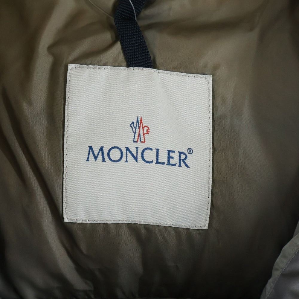 MONCLER(モンクレール) NANTESFUR ファー ダウンコート ダウンジャケット グレー レディース 220934999020