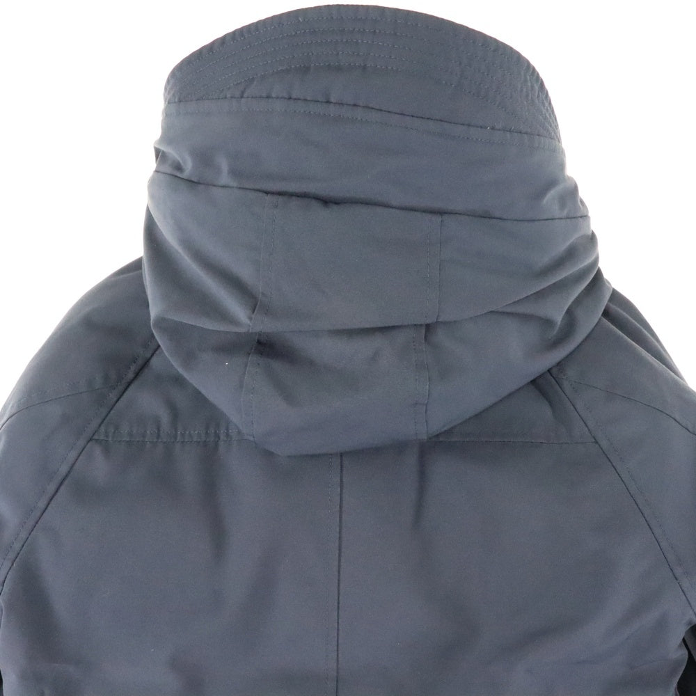 CANADA GOOSE(カナダグース) JASPER ジャスパー ロゴデザインモチーフ マルチポケット フーデッド ジップアップ ダウンジャケット ネイビー 68F8490