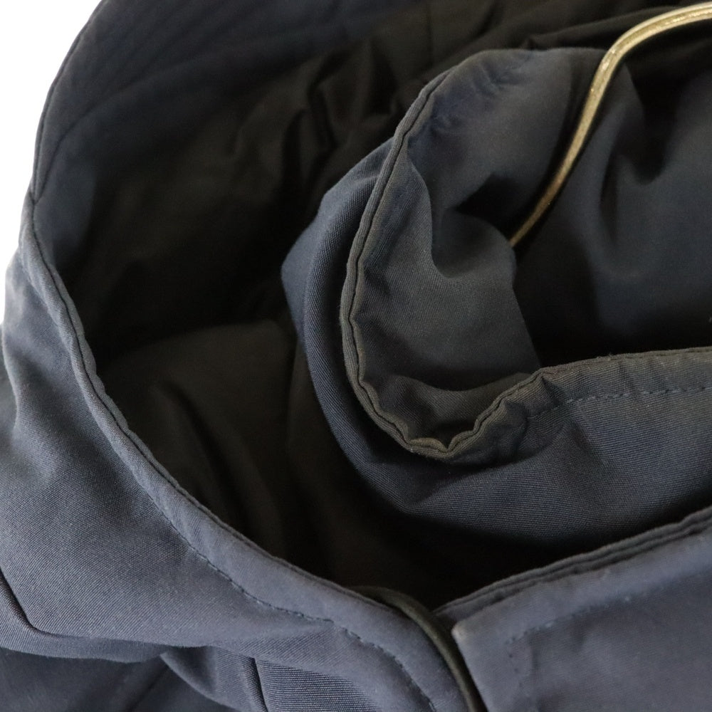 CANADA GOOSE(カナダグース) JASPER ジャスパー ロゴデザインモチーフ マルチポケット フーデッド ジップアップ ダウンジャケット ネイビー 68F8490