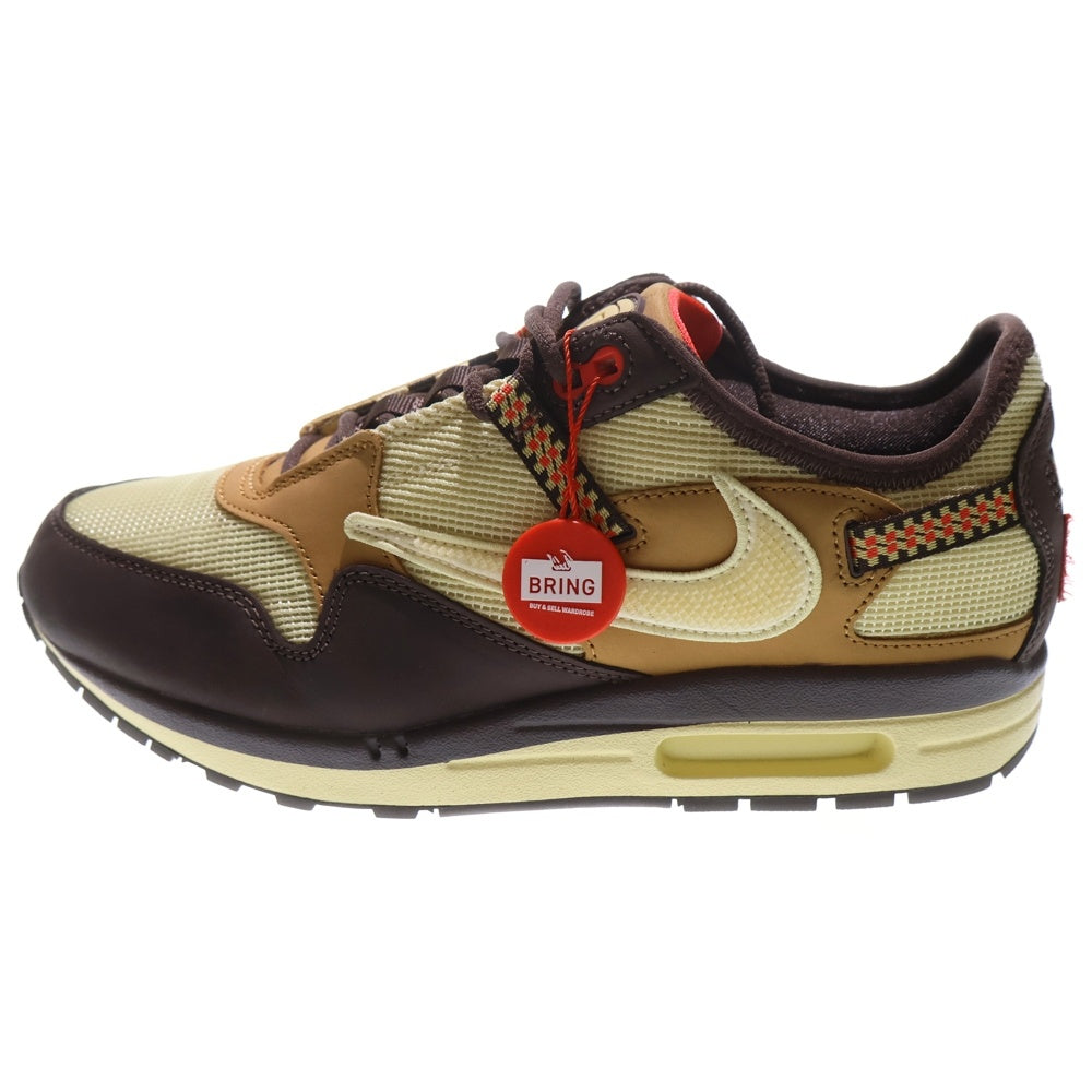 NIKE(ナイキ) ×TRAVIS SCOTT AIR MAX 1 CACTUS BROWN トラヴィススコット エアマックス 1 カクタス ローカットスニーカー マルチ US9.5/27.5cm DO9392-200