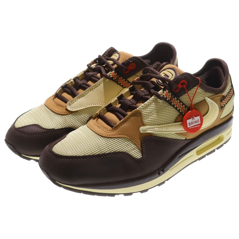 NIKE(ナイキ) ×TRAVIS SCOTT AIR MAX 1 CACTUS BROWN トラヴィススコット エアマックス 1 カクタス ローカットスニーカー マルチ US9.5/27.5cm DO9392-200