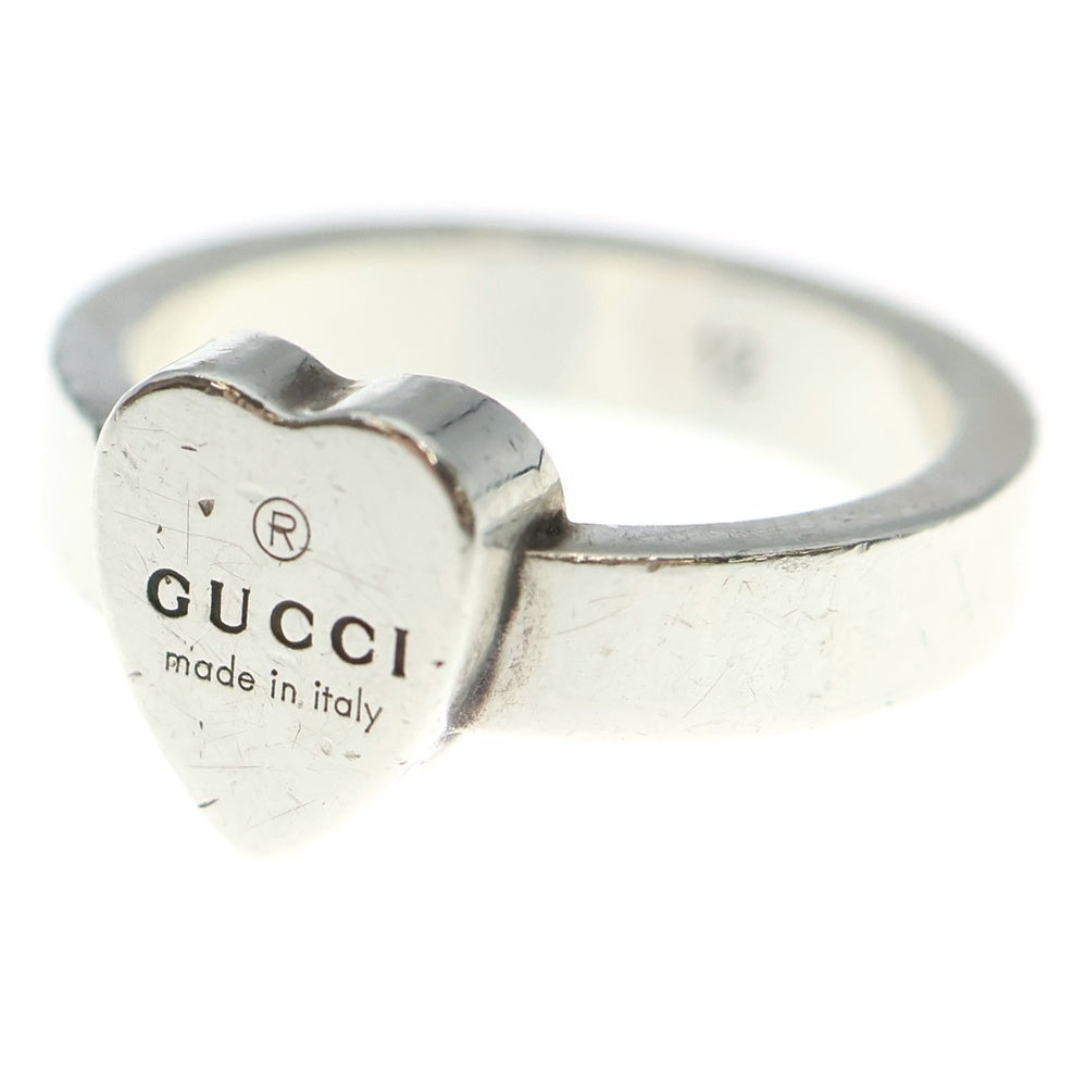 GUCCI(グッチ) HEART RING ハートリング シルバー