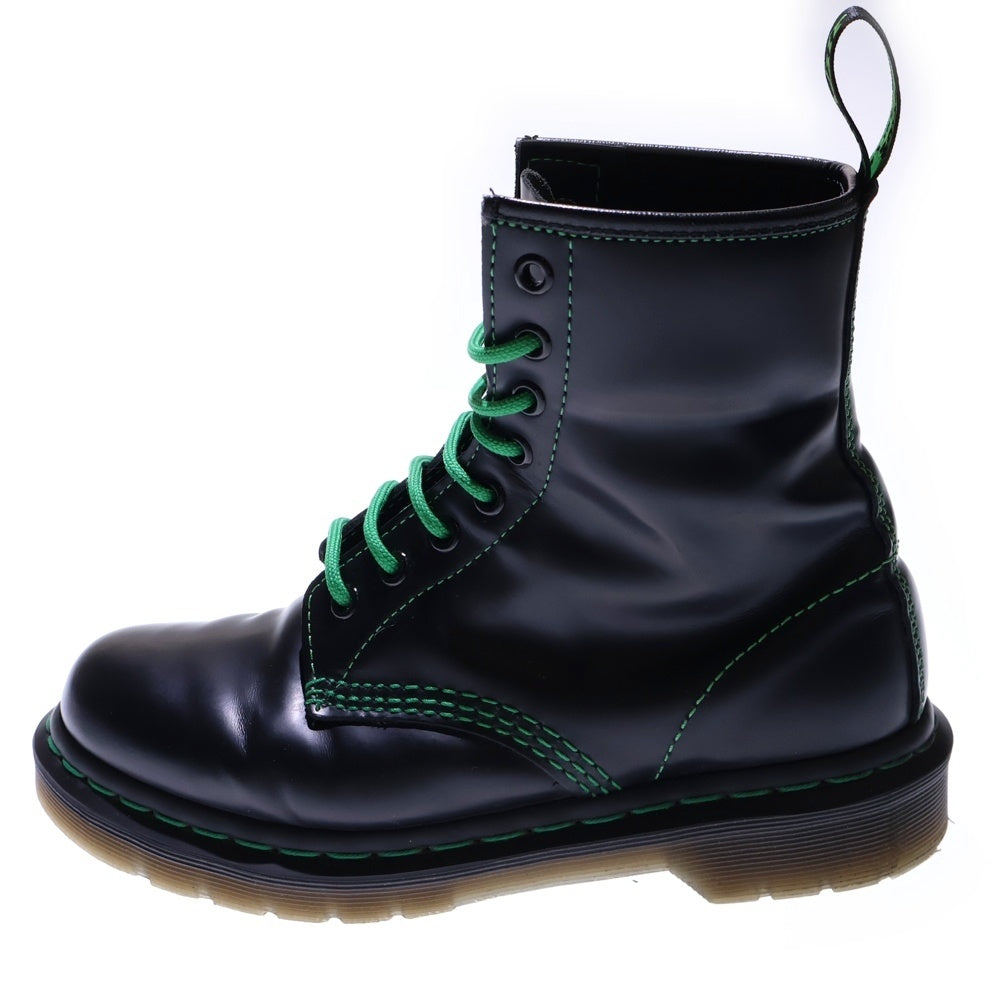 Dr.Martens(ドクターマーチン) Green Stitch Smooth グリーンステッチスムース ハイカットブーツ ブラック/グリーン 1460GS
