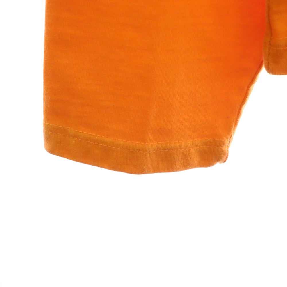 VETEMENTS(ヴェトモン) 16SS Arm Print L/S Tee アームプリント オーバーサイズ 長袖Tシャツ オレンジ SS16TP14