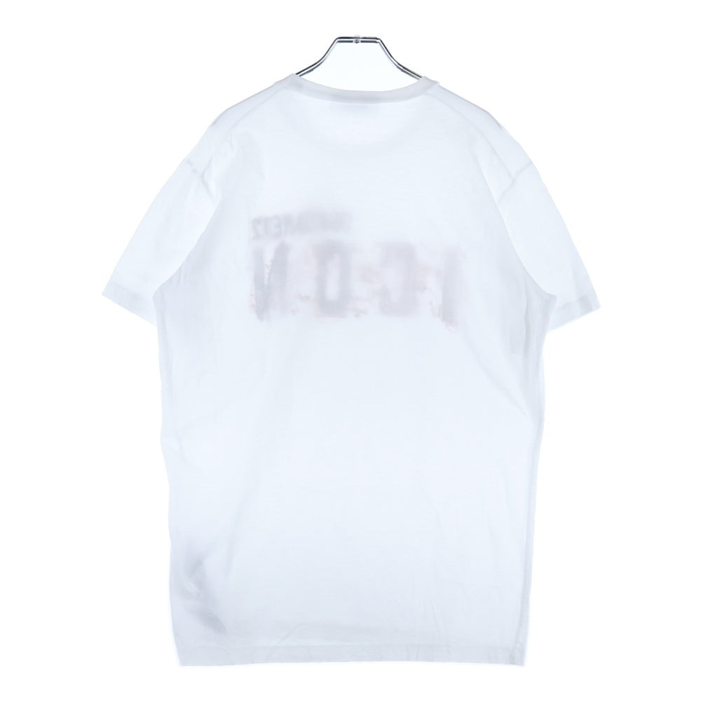 DSQUARED2(ディースクエアード) 24SS Icon Scribble Cool Fit T-shirt 半袖Tシャツ ホワイト S79GC0084 S23009