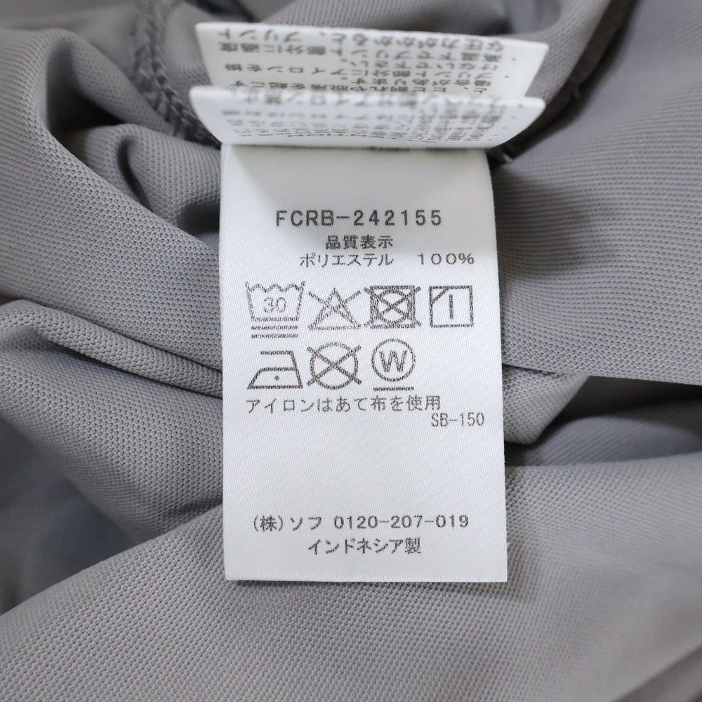 F.C.R.B./F.C.Real Bristol/FCRB(エフシーアールビー/エフシーレアルブリストル) ×PlayStation 30th Anniv. PS30 AUTHENTIC TEAM TOUR L/S TOP プレイステーション 長袖Tシャツ ロンT グレー FCRB-242155