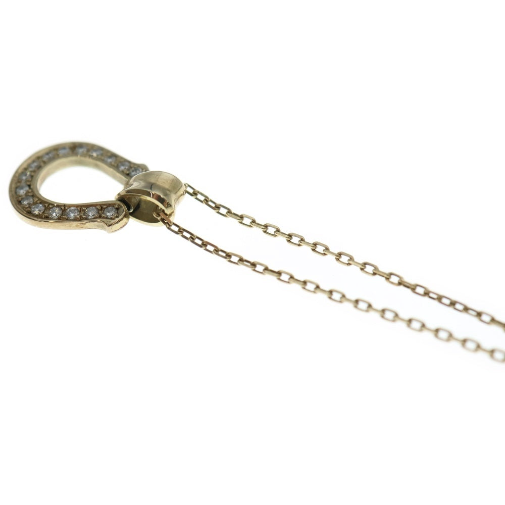 Sympathy of Soul(シンパシーオブソウル) 10K Horseshoe Lg w/D ラージホースシュー ダイヤモンドネックレス イエローゴールド SO-P1302GD