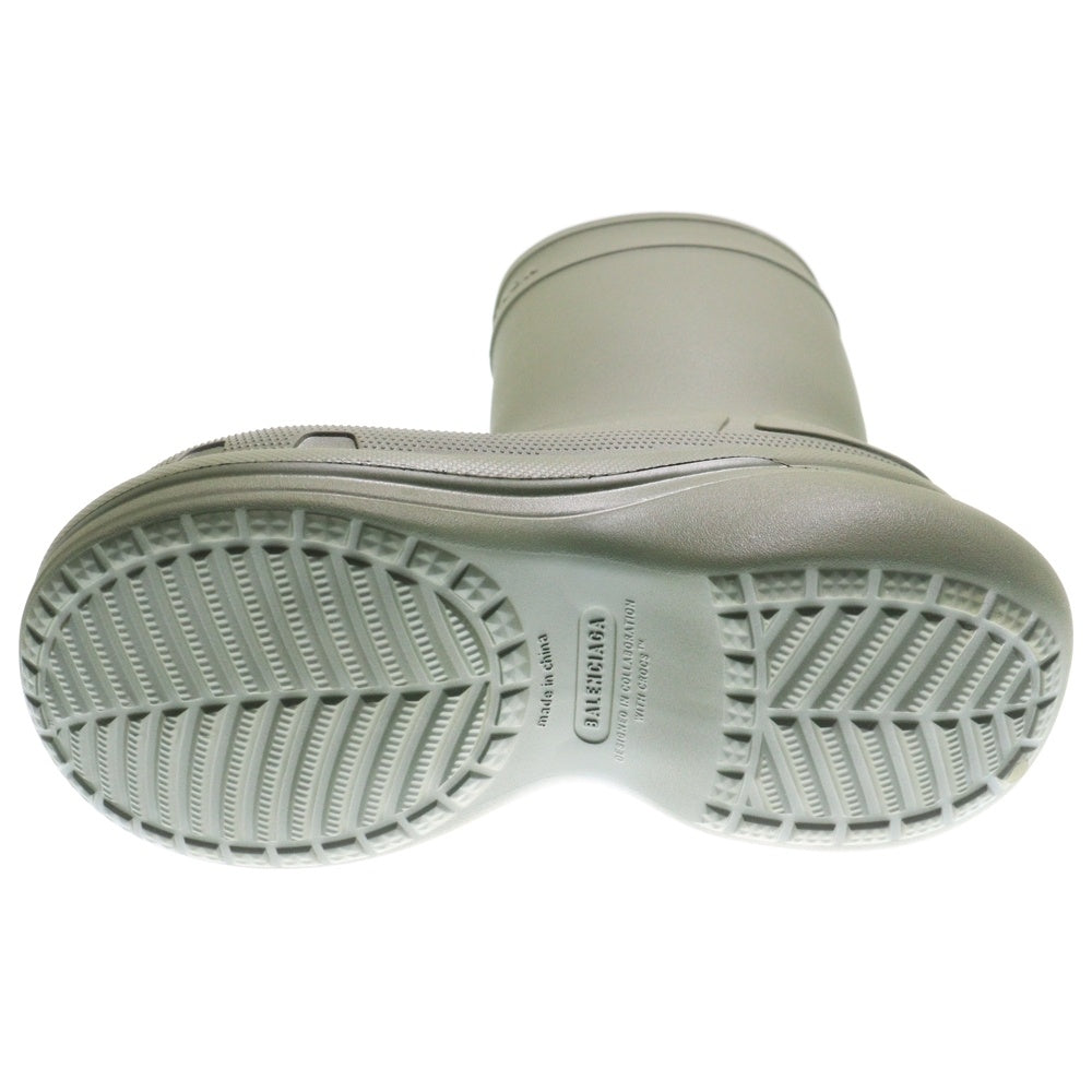BALENCIAGA(バレンシアガ) CROCS BOOT RUBBER ラバークロックス ブーツ ハイカットシューズ カーキ 677384