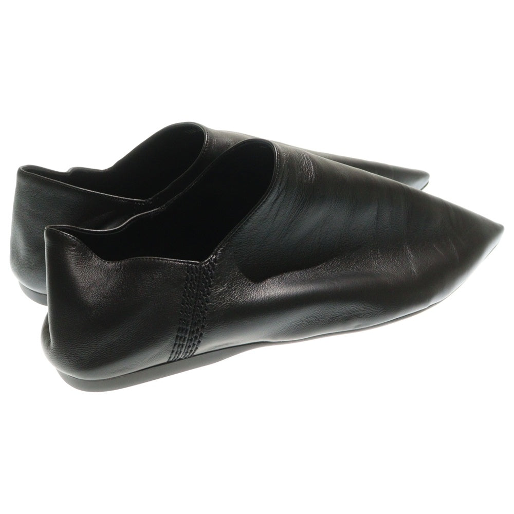 BALENCIAGA(バレンシアガ) FLAT MULE SMOOTH LAMBSKIN フラットミュール ラムスキンレザーローカットシューズ ブラック 788347