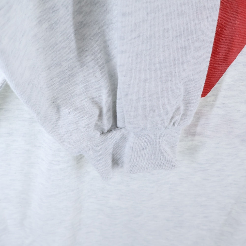 BALENCIAGA(バレンシアガ) 24SS Music Archive Series Connected L/S T-Shirt アーカイブロゴ ダメージ加工 長袖Tシャツ ロンT グレー 781245 TQVA1