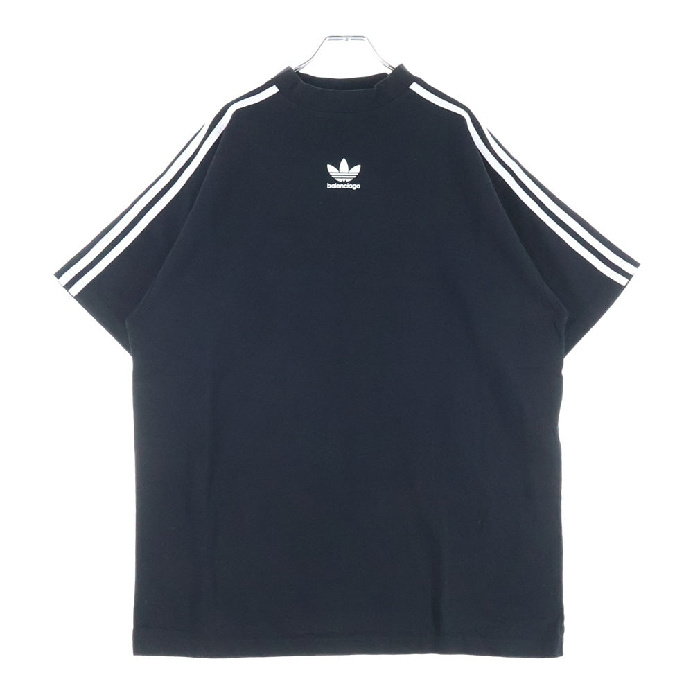 BALENCIAGA(バレンシアガ) ×adidas T-Shirt アディダス 半袖Tシャツ ブラック 739101 TNVA6