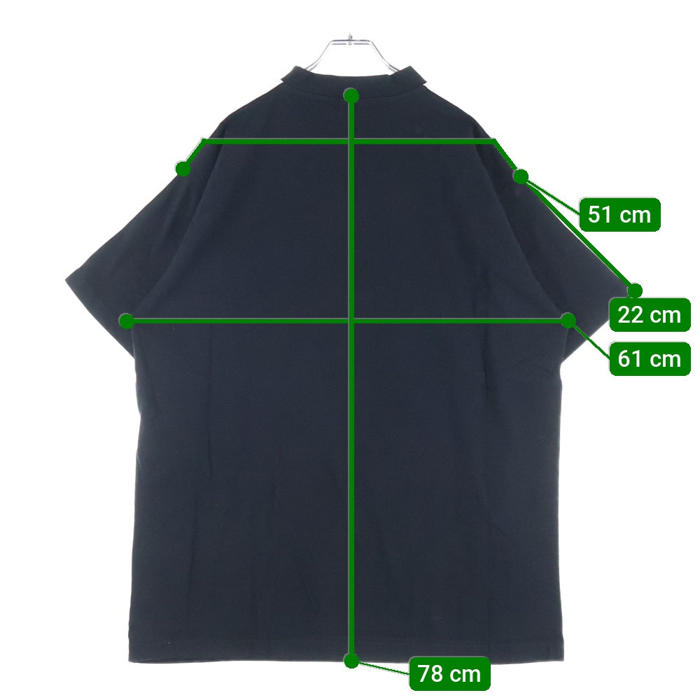 BALENCIAGA(バレンシアガ) ×adidas T-Shirt アディダス 半袖Tシャツ ブラック 739101 TNVA6