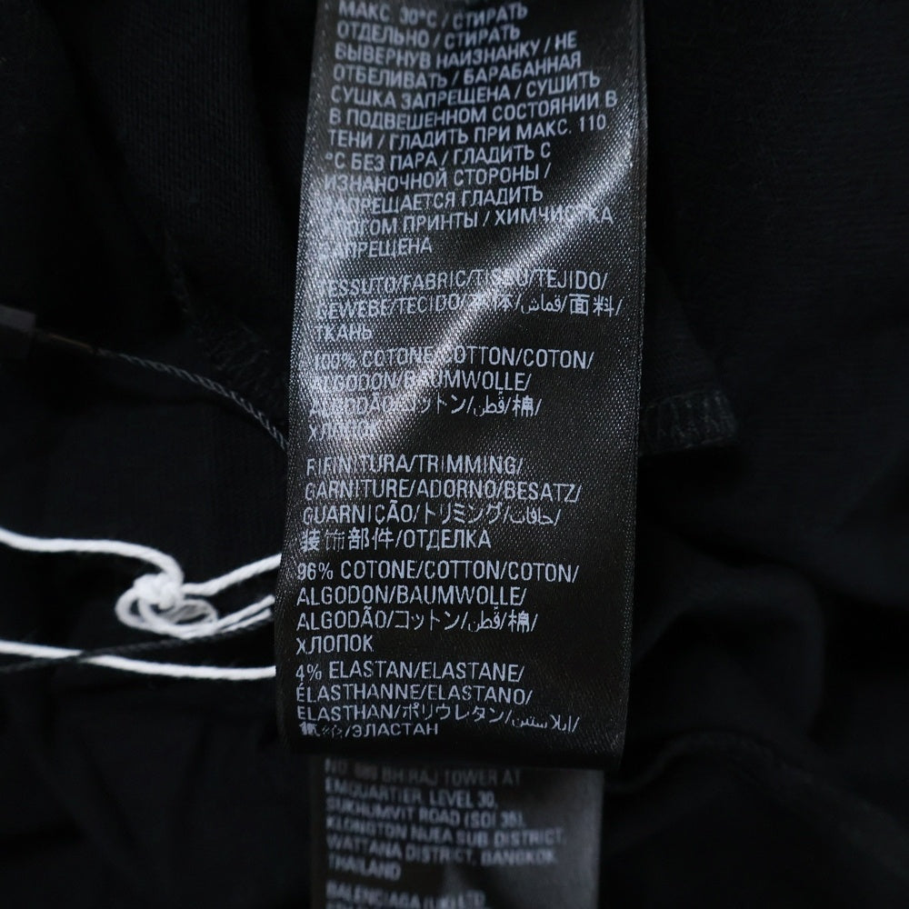 BALENCIAGA(バレンシアガ) ×adidas T-Shirt アディダス 半袖Tシャツ ブラック 739101 TNVA6