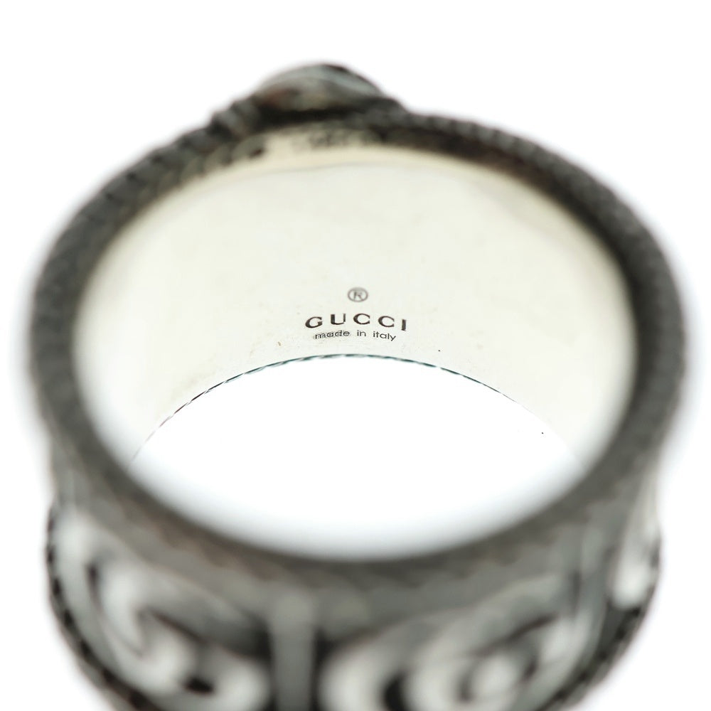 GUCCI(グッチ) Double G Snake Ring ダブルG スネークリング シルバー 577201