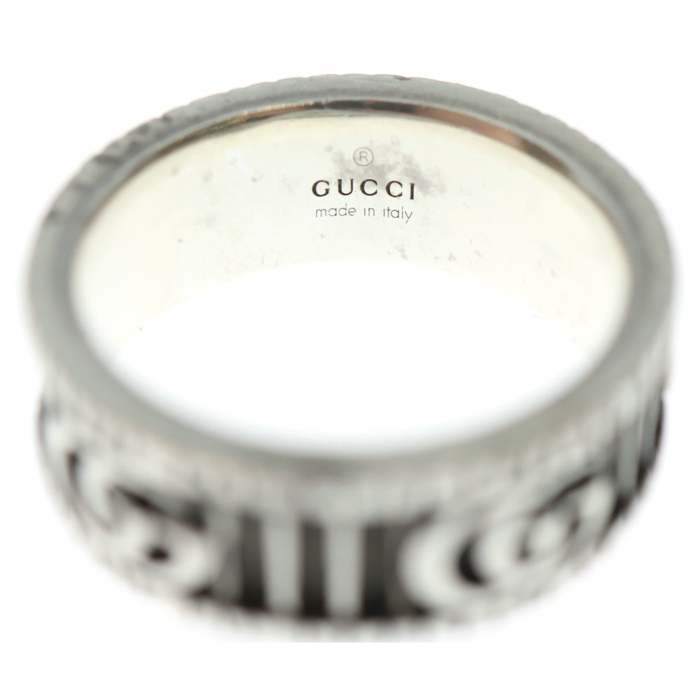 GUCCI(グッチ) Double G Wide Ring ダブルG ワイドリング シルバー 577201