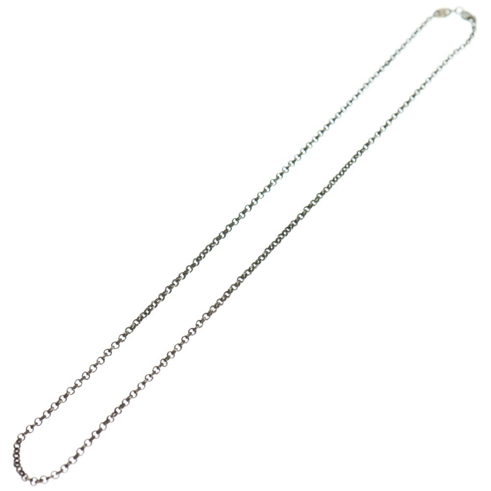 CHROME HEARTS(クロムハーツ) NECKCHAIN R18 ロールチェーンネックレス 18inch シルバー BCA083