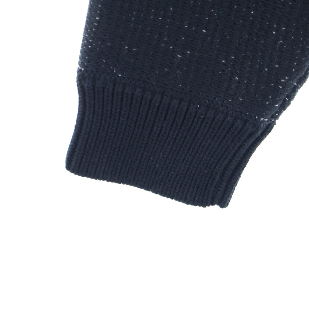 SUPREME(シュプリーム) 21AW Chenille Logo Sweater シェニール ロゴ クルーネック ニット セーター ブラック