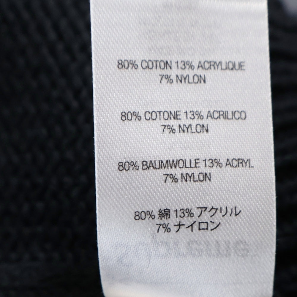 SUPREME(シュプリーム) 21AW Chenille Logo Sweater シェニール ロゴ クルーネック ニット セーター ブラック