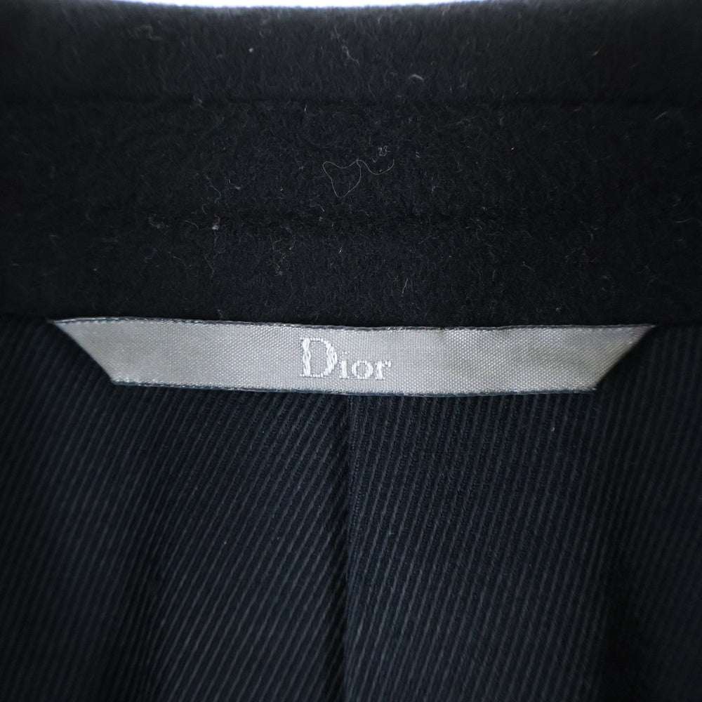 Dior HOMME(ディオールオム) COAT ウール カシミヤ チェスターコート ブラック 533C356C3183
