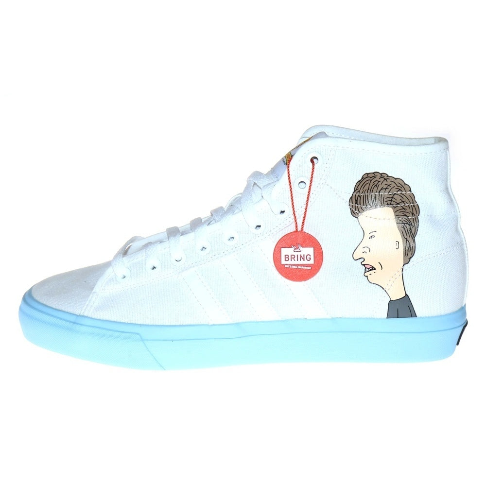 adidas(アディダス) ×BEAVIS AND BUTT-HEAD MATCHCOURT HIGH ビービス バットヘッド マッチコート ハイカットスニーカー ホワイト