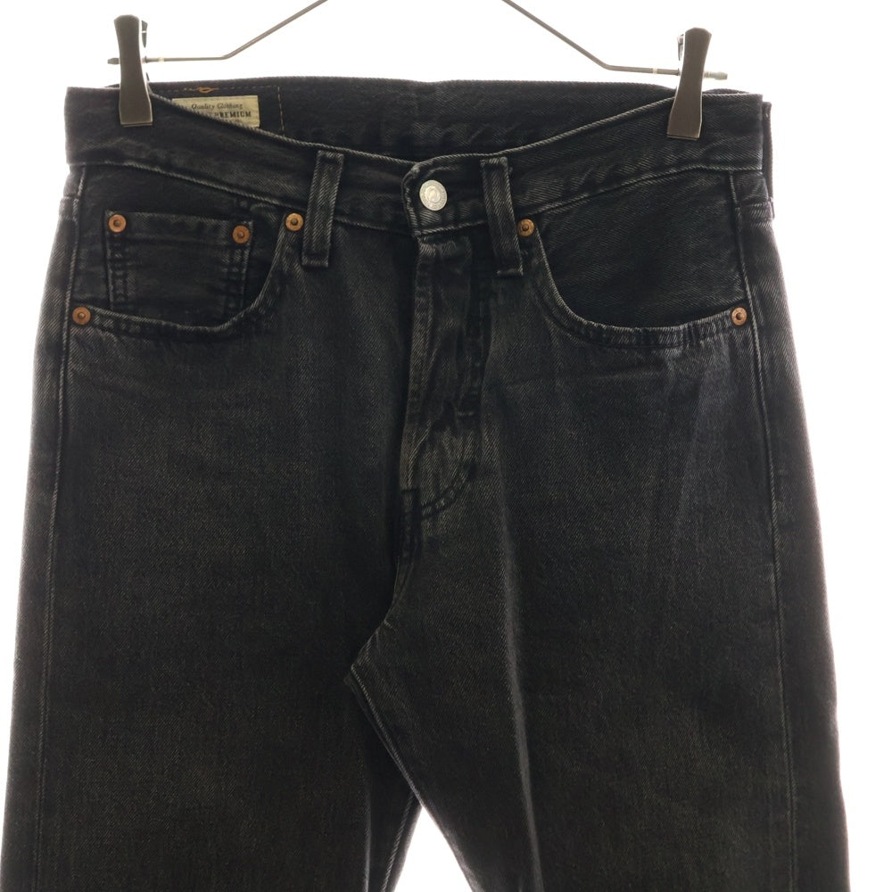 Levi's(リーバイス) 501 ボタンフライ ストレート オリジナルフィット デニムパンツ ブラック PC9-00501-3371