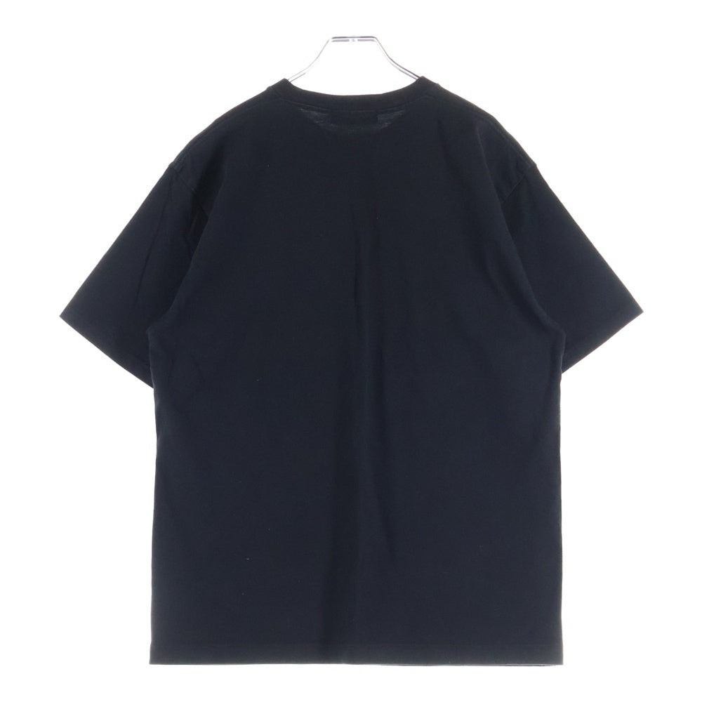 GOD SELECTION XXX(ゴッドセレクショントリプルエックス) フロントロゴプリント 半袖Tシャツ ブラック