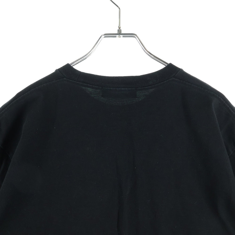 GOD SELECTION XXX(ゴッドセレクショントリプルエックス) フロントロゴプリント 半袖Tシャツ ブラック