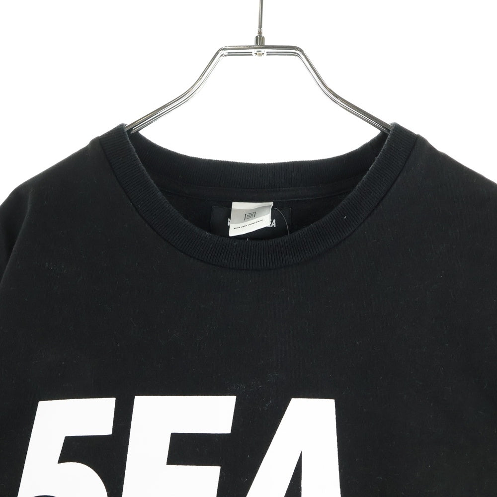 GOD SELECTION XXX(ゴッドセレクショントリプルエックス) ×WIND AND SEA ウィンダンシー ロゴプリント 半袖Tシャツ ブラック GN223