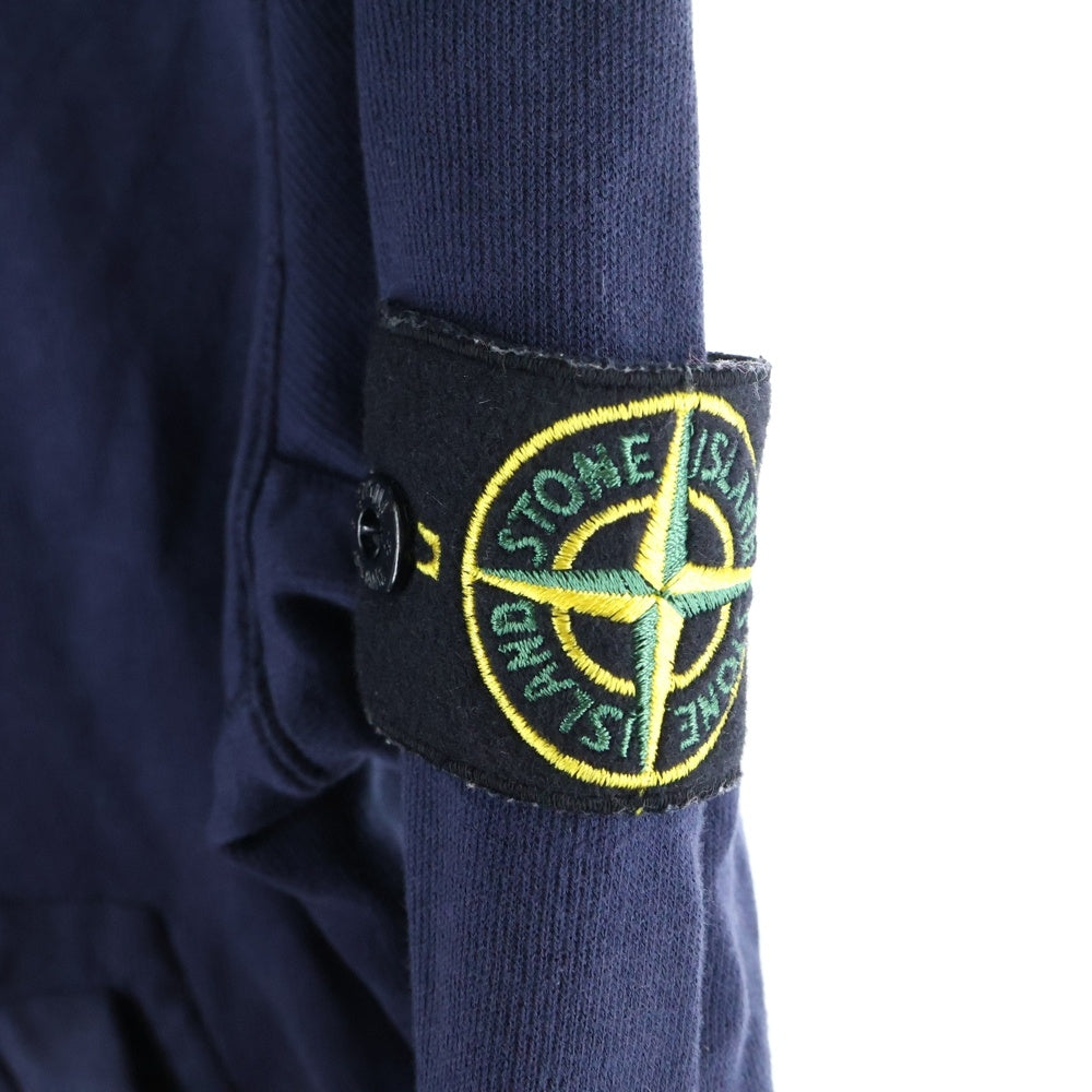 STONE ISLAND(ストーンアイランド) WAPPEN COTTON ZIP-UP JACKET ユニセックス ワッペンコットン ジップアップジャケット ネイビー