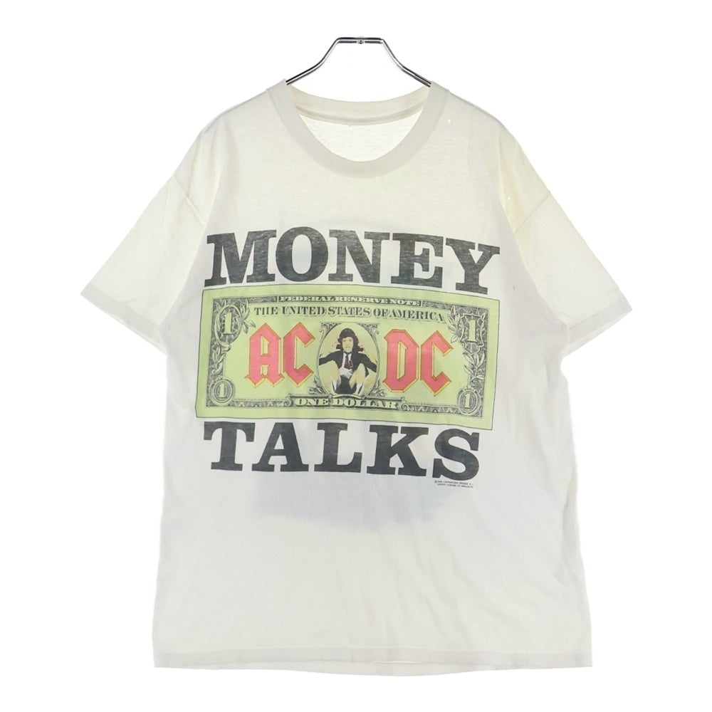 VINTAGE(ヴィンテージ) AC/DC Money Talks World Tour T-Shirt 半袖Tシャツ ホワイト