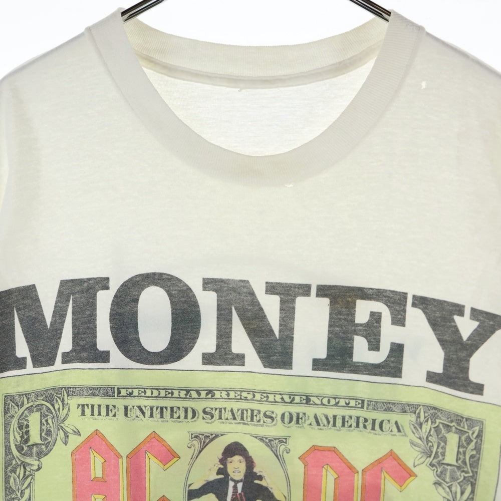 VINTAGE(ヴィンテージ) AC/DC Money Talks World Tour T-Shirt 半袖Tシャツ ホワイト