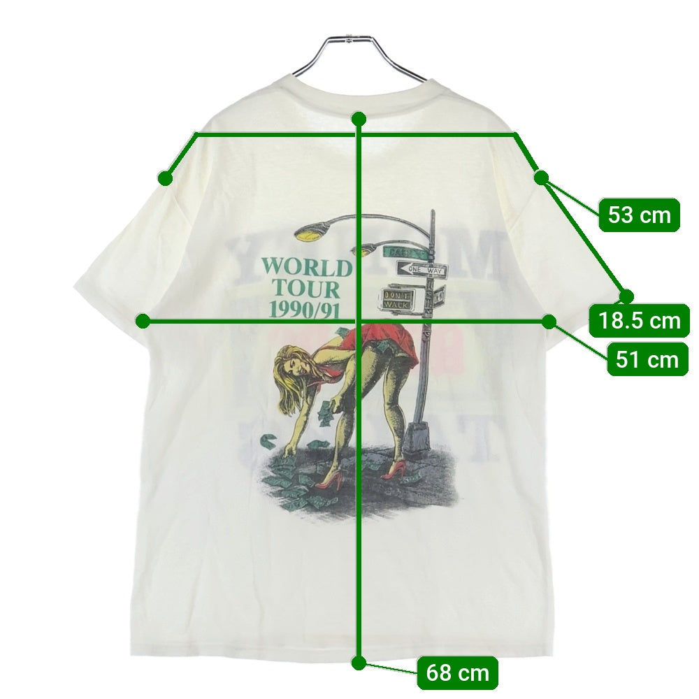 VINTAGE(ヴィンテージ) AC/DC Money Talks World Tour T-Shirt 半袖Tシャツ ホワイト