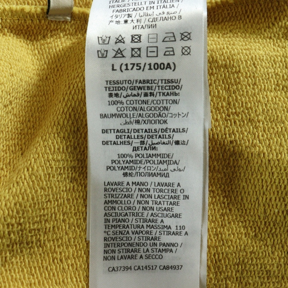 GUCCI(グッチ) ×THE NORTH FACE Logo Zip Hoodie ザノースフェイス ロゴジップアップパーカー フーディ イエロー 651723 XJDIP