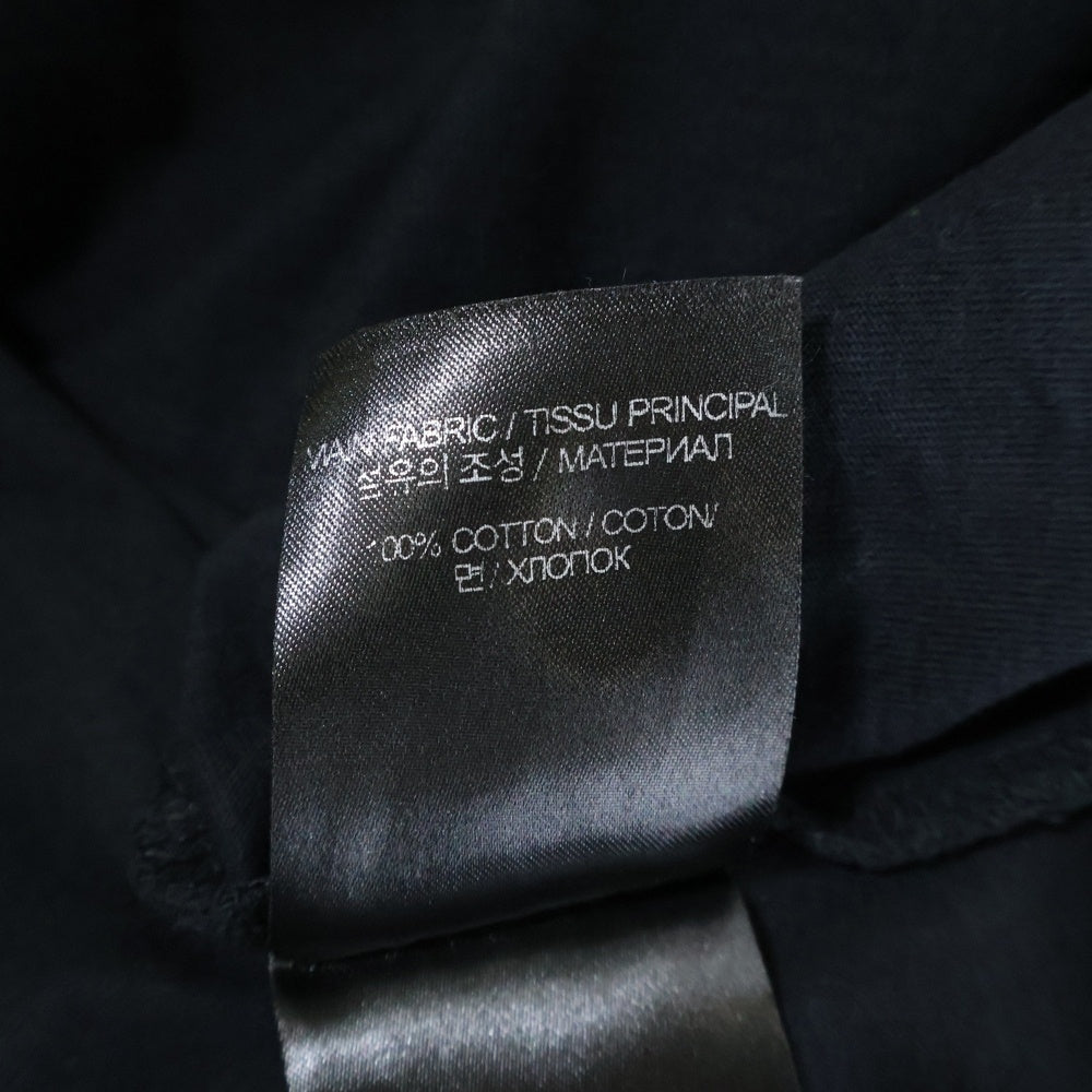 VETEMENTS(ヴェトモン) 23SS DOUBLE ANARCHY LOGO TEE ダブルアナーキープリント クルーネック 半袖Tシャツ カットソー ブラック UE63TR501X