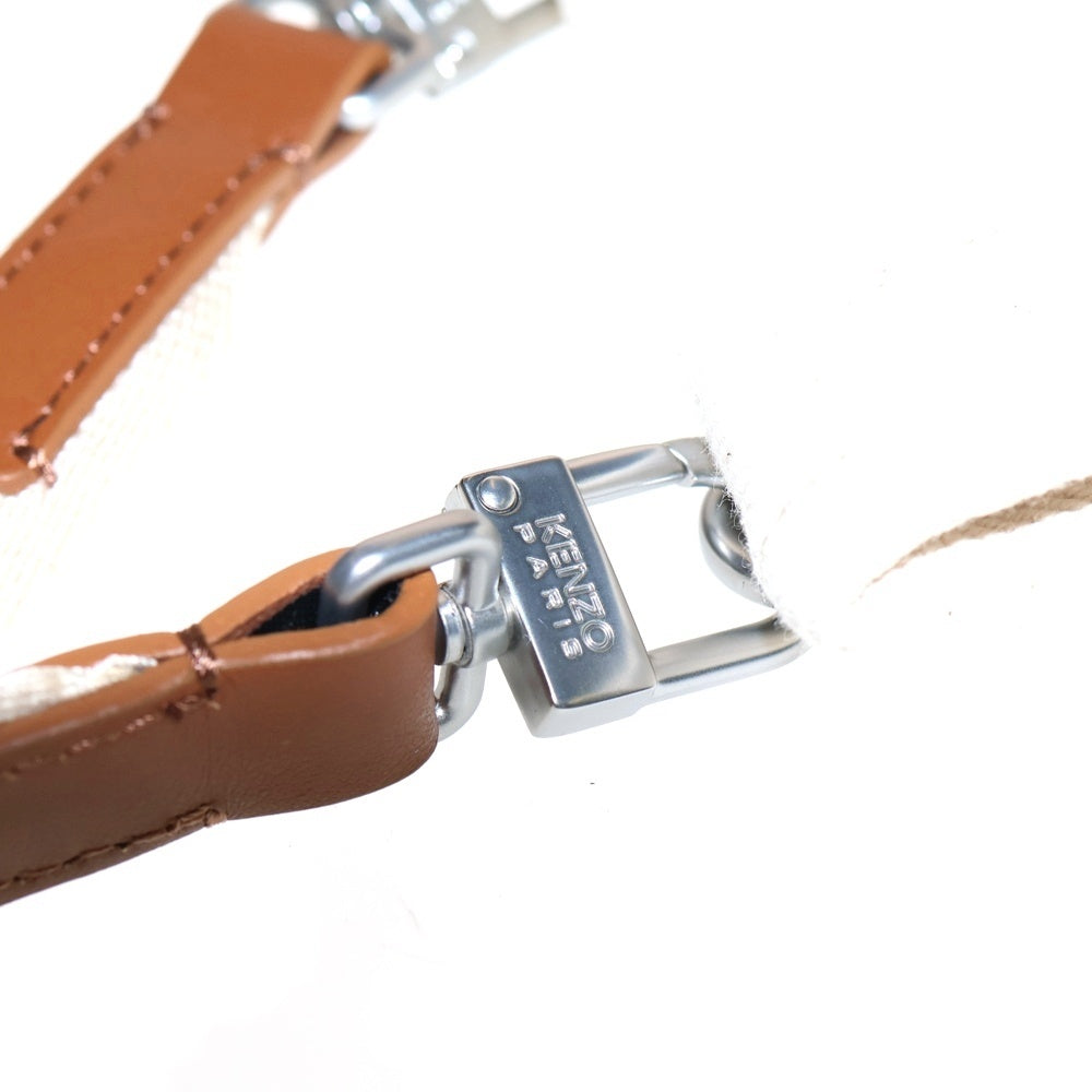 KENZO(ケンゾー) POPPY PHONE CASE フラワーデザイン ミニポーチ ショルダーバッグ ホワイト FC65PM919F31