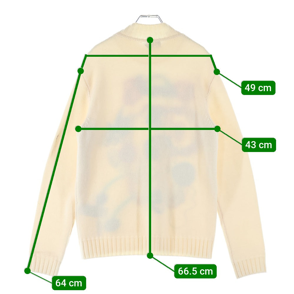 FENDI(フェンディ) フロント刺繍 モックネック ニットセーター マルチ FZY467 AH38