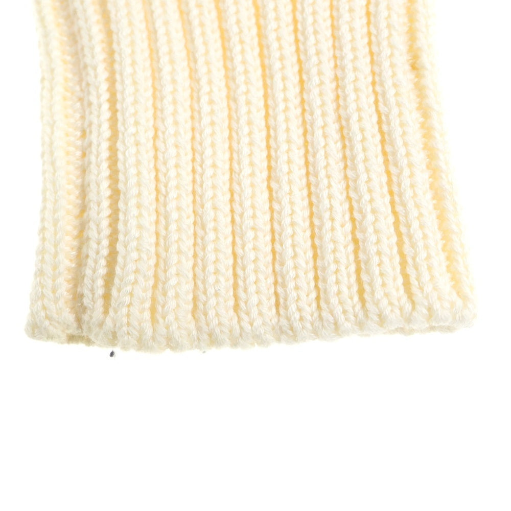 DIOR(ディオール) ロゴ刺繍 ストライプ刺繍 クルーネック ニットセーター ホワイト 183M630AT245