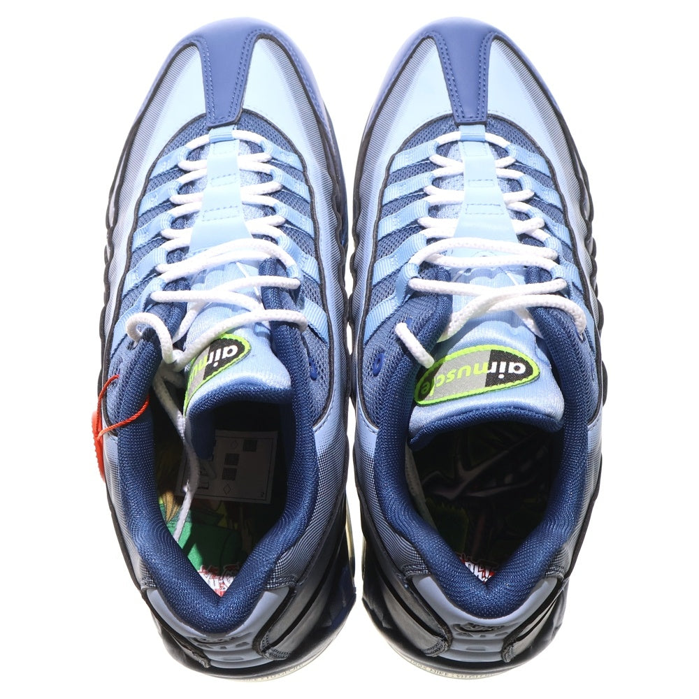 NIKE(ナイキ) ×Yu-Gi-Oh! AIR MUSCLE 95 QS YGO 遊戯王 エアマックス95 ローカットスニーカー ブルー US10/28cm II7404-400