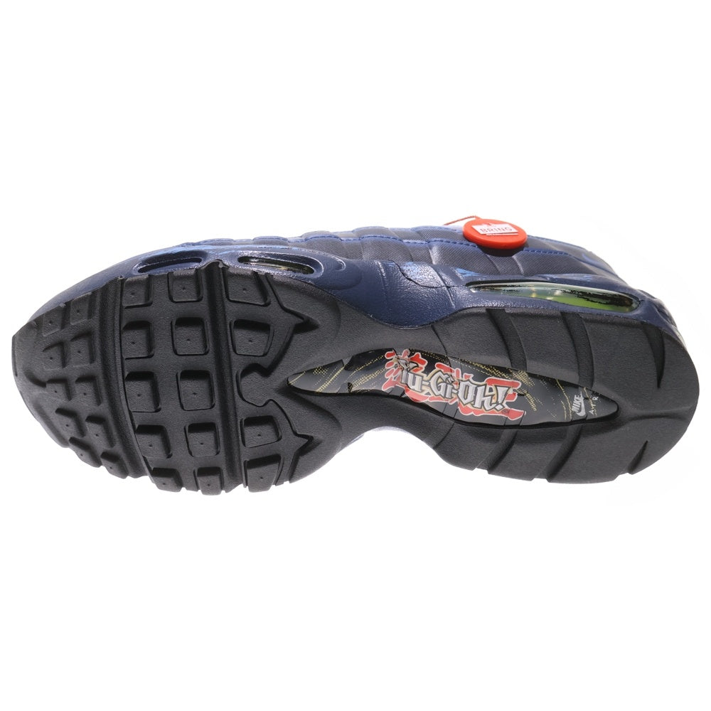 NIKE(ナイキ) ×Yu-Gi-Oh! AIR MUSCLE 95 QS YGO 遊戯王 エアマックス95 ローカットスニーカー ブルー US10/28cm II7404-400