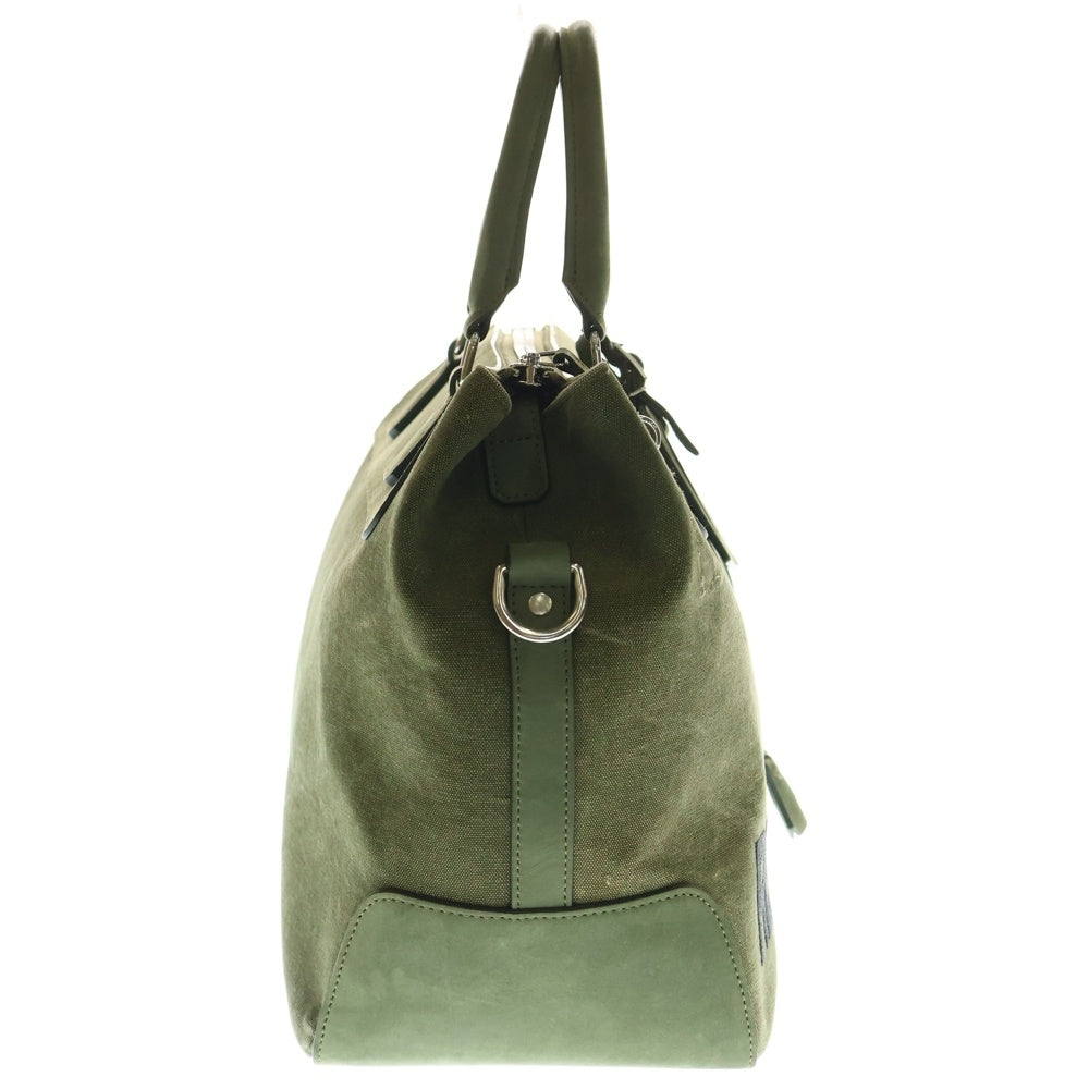 READY MADE(レディメイド) GYM BAG LARGE エンブロイダリーロゴ 2WAY トート ショルダージムバッグ カーキ