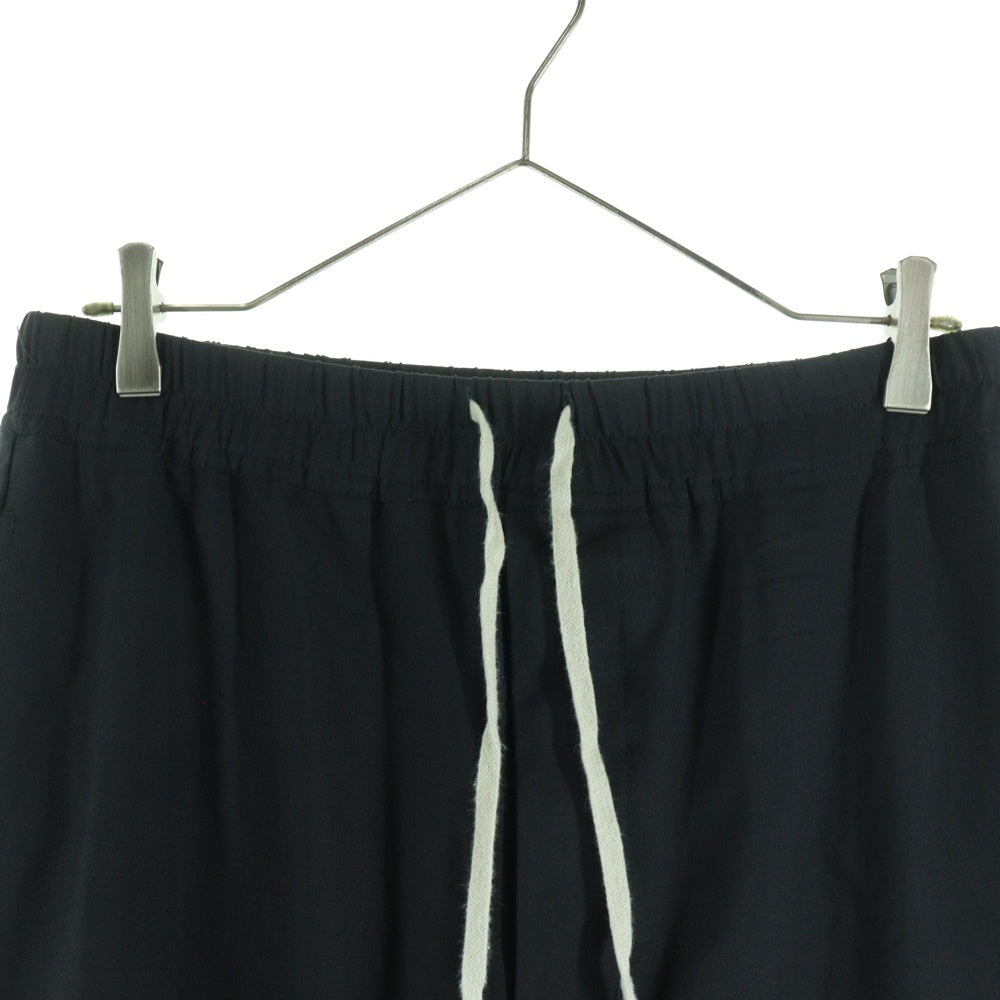 Rick Owens(リックオウエンス) 22AW DRAWSTRING SLIM LONG ドローストリング スリムロングイージーパンツ ブラック RU02B2390-ZL