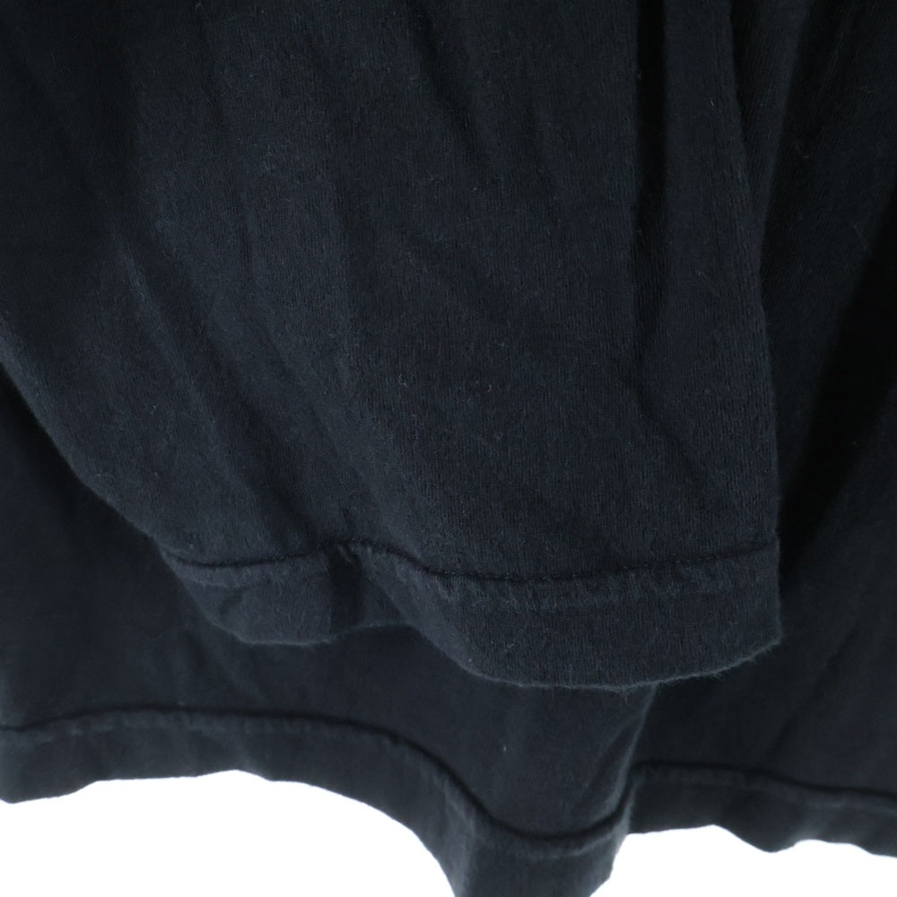 CHROME HEARTS(クロムハーツ) HENRY L/S T-SHIRT CHプラスボタン ヘンリーネック長袖Tシャツ ロンT ブラック