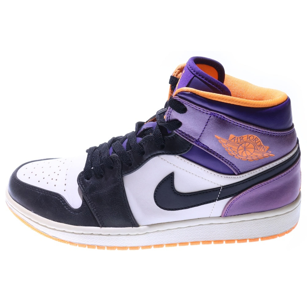NIKE(ナイキ) 【観賞用2012年製】 AIR JORDAN 1 MID エアジョーダン1 フェニックスサンズ ミッドカットスニーカー US9.5/27.5cm ホワイト