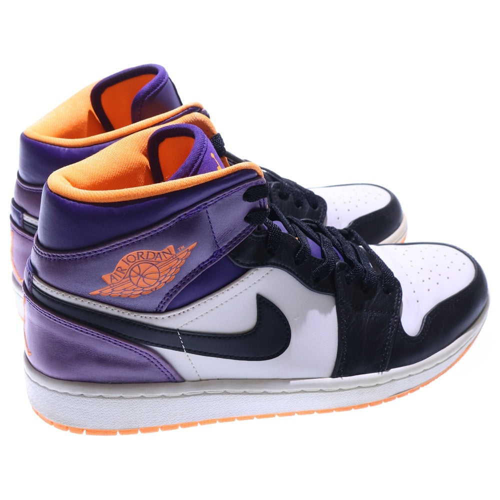 NIKE(ナイキ) 【観賞用2012年製】 AIR JORDAN 1 MID エアジョーダン1 フェニックスサンズ ミッドカットスニーカー US9.5/27.5cm ホワイト